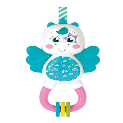 Baby Clementoni - Little Unicorn Rattle, Toy for Kids 3 Months, Made in Italy - 17839