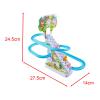 9 Bears DIY Automatic Indoor Stairs Slide Toy - Electric Climbing Roller Coaster Playset for Boys & Girls view 3