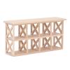 1: 12 Scale Dollhouse, Wood Storage Rack Dollhouse Miniature Display Bookshelf for Dining Room Wood Doll Display view 1