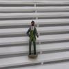 F821 - Greenhills Seated Male Spectator for Scalextric Carrera 1.32 Scale - NEW view 2