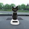 Solar Cat Toy Doll Dancing Cat Figure Car Ornament,Dancing Toys Ornaments Solar Powered Car Dashboard Interior Decoration Desktop Decor Gift Window Party Car Desk Home view 3
