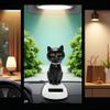 Solar Cat Toy Doll Dancing Cat Figure Car Ornament,Dancing Toys Ornaments Solar Powered Car Dashboard Interior Decoration Desktop Decor Gift Window Party Car Desk Home view 4