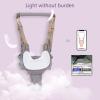 Baby Walking Harness Detachable Crotch Pad Handheld Toddler Walk Assistant Belt Help Baby Walk Child Learning Walk Assist Trainer Tool for 8-24 Month Old(Monsoon Grey-Profile Mesh) view 4