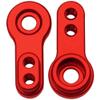 2Pcs ShareGoo Aluminum FCX24 Servo Arms RC Steering Servo Horn Compatible with FMS FCX24 1/24 RC Car (Red) view 2
