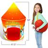 ArtCreativity Christmas Tent for Kids, Includes Stabilizing Rods and Carry Bag, Easy-Install Pop Up Toddler Play Tent, Indoor Play Christmas Decorations and Hours of Fun view 2