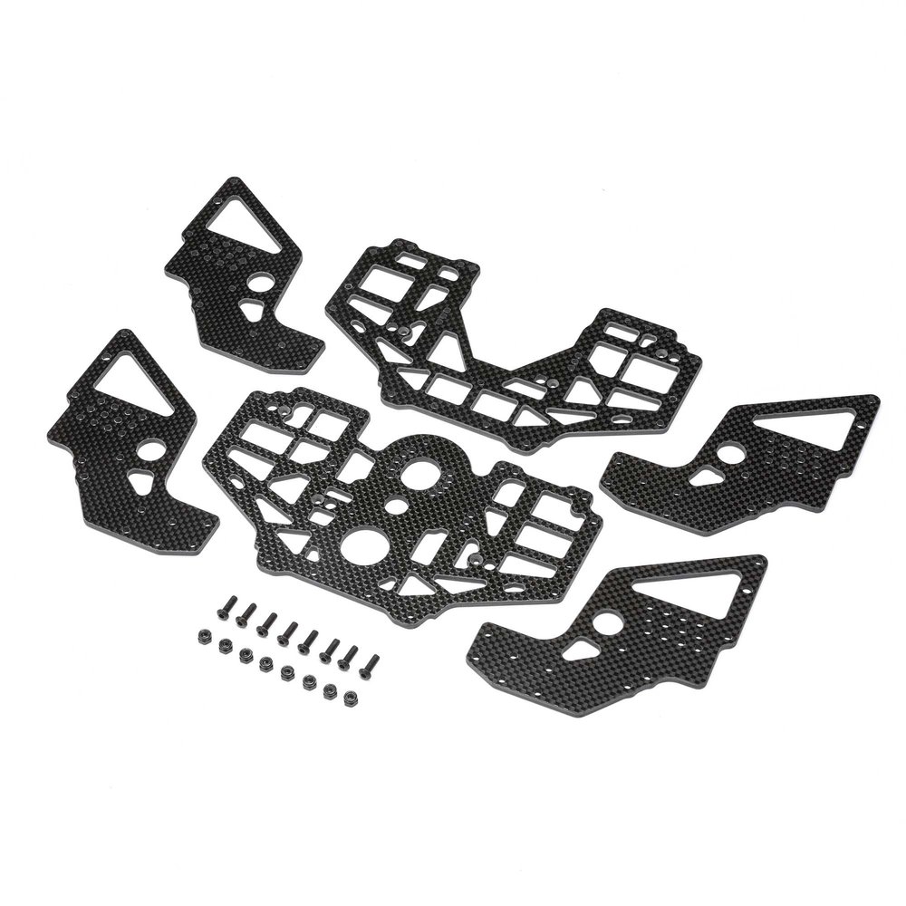 TEAM LOSI RACING Chassis Set, Carbon Fiber: LMT, TTLMT, TLR141000