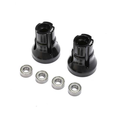 TEAM LOSI RACING Rear Axle Mount Set3 Deg AL BLK LMT TTLMT TLR144003 Elec Car/Truck Replacement Parts