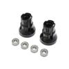 TEAM LOSI RACING Rear Axle Mount Set3 Deg AL BLK LMT TTLMT TLR144003 Elec Car/Truck Replacement Parts view 1