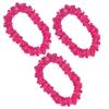 blinkee 12 Pack Hawaiian Luau Party Pink Flower Lei Necklace - 36" Eco-Friendly Tropical Accessory for Summer Celebrations and Themed Parties view 3