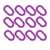blinkee 12 Pack - Hawaiian Luau Party Purple Flower Lei Necklace, 36" Eco-Friendly Non-Light Up Accessory for School Carnivals and Fundraising Events view 1