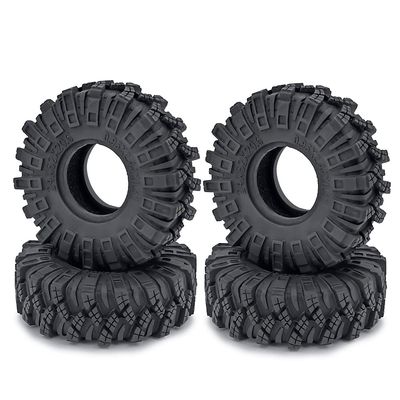 4Pcs 1.0inch 24x62x20.5 mm Soft Rubber Wheel Tires for Axial SCX24 Bronco Gladiator Deadbolt 1/24 RC Crawler Car Truck (Color : Type C)