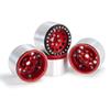4Pcs Aluminum Alloy 1.9inch Beadlock Wheels Rims for Axial SCX10 II 90046 AXI03007 Traxxas TRX4 D90 1/10 RC Crawler Car (Color : Red 4PCS) view 3
