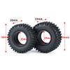 4Pcs 1.0" Soft Rubber Tires for Axial SCX24 90081 Deadbolt AX00001 AXI00002 1/24 RC Crawler Car Truck Parts Accessories (Color : 54mm) view 2