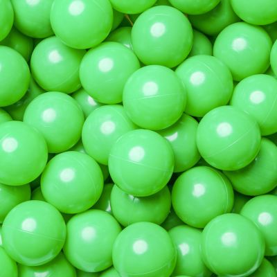 Realhaha Larger Plastic Balls for Ball Pit, Play Pin Balls for Toddlers Kid Ball Pits & Accessories for Bounce House,2.76 inches, Green