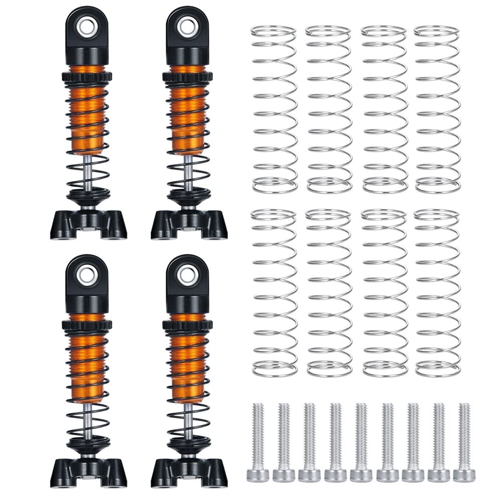 37mm Metal Adjustable Shock Absorber Damper Suspension for Kyosho Jimny 1/18 Mini-Z 44 Jeep Wrangler Hilux 1/24 RC Car