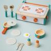 Dailyfunn Wooden Foldable &Portable Toy Stove Pretrend Kitchen PlaySet with Cooking Accessories view 3