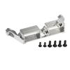 Aluminum Alloy Differential Lock Bracket Steering Gear Servo Mount for Traxxas TRX-4 TRX4 1/10 RC Crawler Car Parts (Color : Silver) view 1