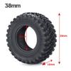 4Pcs Beadlock Soft Rubber Tires Tyres with Insert Foam for Kyosho Jimny 1/18 RC Crawler Car Truck Model Upgrade Parts (Color : 4Pcs 42mm) view 3