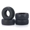 4Pcs Beadlock Soft Rubber Tires Tyres with Insert Foam for Kyosho Jimny 1/18 RC Crawler Car Truck Model Upgrade Parts (Color : 4Pcs 42mm) view 4