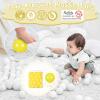 Realhaha Larger Plastic Balls for Ball Pit, Play Pin Balls for Toddlers Kid Ball Pits & Accessories for Bounce House,2.76 inches,50 pcs Yellow view 2
