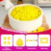 Realhaha Larger Plastic Balls for Ball Pit, Play Pin Balls for Toddlers Kid Ball Pits & Accessories for Bounce House,2.76 inches,50 pcs Yellow view 3