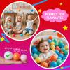 Realhaha Larger Plastic Balls for Ball Pit, Play Pin Balls for Toddlers Kid Ball Pits & Accessories for Bounce House,2.76 inches,50 pcs Yellow view 4