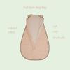BLOOMSTAR Baby Sleep Sack Natural Cotton Toddler Wearable Blanket 3-9 Months Sleeveless 4 Season Lightweight Unisex Tog 1.0 Sleeping Bag Swaddle Transition Newborn Soft Cosy view 3