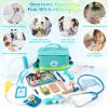 Sundaymot Doctor Kit for Kids, 34 Pcs Pretend Playset for Toddlers, Doctor kit for Toddlers 3-5, with Medical Bag, Stethoscope and Other Accessories, for Boys and Girls Fun Role Playing Game view 3
