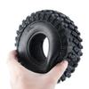 2.2inch 140mm Beadlock Rubber Tires Tyres with Foam for Axial SCX10 Wraith Traxxas TRX-4 1/10 RC Rock Crawler Car Parts (Color : 4PCS) view 2