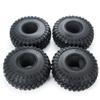 2.2inch 140mm Beadlock Rubber Tires Tyres with Foam for Axial SCX10 Wraith Traxxas TRX-4 1/10 RC Rock Crawler Car Parts (Color : 4PCS) view 3