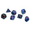 DND Dice Set-Chessex D&D Dice-Gemini: Mini 7pc Polyhedral Black-Starlight/red Dice Set-Dungeons and Dragons Dice Includes 7 Dice  D4, D6, D8, D10, D12, D20 and D% view 1