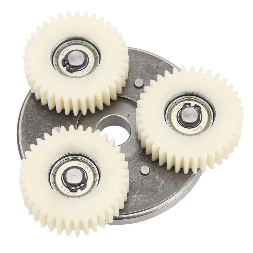 Motor Gear Clutch Kit, 36T Nylon Gear with 88mm Steel Clutch for 500W-750W Electric Bicycle Motors, Right Rotation Transmission Replacement Parts