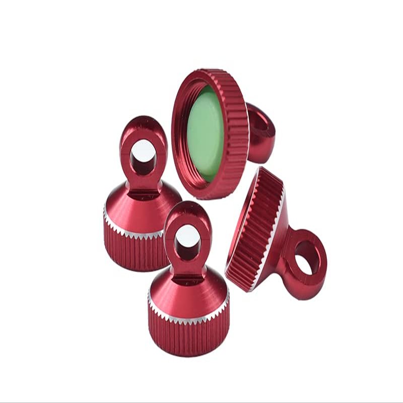 GPM Upgrades Aluminum 6061-T6 Damper Top Cap for GPM and Oringnal Shock Absorbers RC Car (Red)