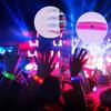 M.best 6pcs LED Light Up Bracelets, Glow in The Dark Flashing Wristbands Happy Bracelets Party Favors for Wedding,Sports,Festivals,Concerts,Party view 3