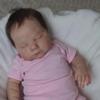 Angelbaby Cute Realistic Newborn Baby Doll 18 Inch Reborn Silicone Baby Soft Body Sleeping Infant Real Babies Feel Handmade Lifelike Doll view 2