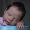 Angelbaby Cute Realistic Newborn Baby Doll 18 Inch Reborn Silicone Baby Soft Body Sleeping Infant Real Babies Feel Handmade Lifelike Doll view 3