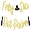 Feliz Da Del Padre Banner, Gold Glitter Spanish Happy Father's Day Decorations, Father's Day Party Decoration Supply, Fathers Day/Birthday Party Supply view 1
