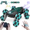 ATHLERIA 8WD Gesture Sensing Rc Stunt Car Toys for Ages 8-13,Hand Remote Control Cars-Double Sided 360Rotating,Coolest Christmas Birthday Gifts Ideas for Boys Girls Kids Teens 8 9 10 11 12+ Year view 1