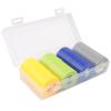 HAKITAROOM 100 Poker Chips Set - 1.58 Inch Circular Plastic Coins for Games and Counting, 4.5g Each, Perfect Game PropsTeaching incentives (Box of 100 Pieces 1.58 inch, Face Value:1.2.5.10) view 2