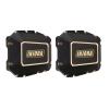 INJORA Front and Rear Axle Diff Cover Black Coating Brass Differential Axle Cover for Axial SCX10 PRO SCX10 III Upgrade 1/10 RC Crawler, 38g view 1