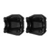 INJORA Front and Rear Axle Diff Cover Black Coating Brass Differential Axle Cover for Axial SCX10 PRO SCX10 III Upgrade 1/10 RC Crawler, 38g view 3
