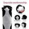 shangman Lovely Plush Cat Doll Cute Cartoon Soft Stuffed Kitten Pillow Long Throw Sleeping Pillow Doll Toy Valentines Day Gift for Kids Girlfriend (Black, 130cm/51.1in) view 3