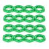 Aluminum 17mm Wheel Nut Thread 1.0mm for 1/7 1/8 RC Model Car ARRMA 6s HSP Redcat Himoto Monster Trucks Off Road Buggy Upgraded Parts 16 pcs/Set (Green) view 2