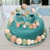 108 Pcs Balls Cake Topper DIY Cupcake Insert Foam Balloons for Cake Baking Wedding Anniversary Birthday Decoration(Matcha Green, Light Brown, Khaki,Multi Sizes) view 4