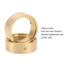 OUKENS 2Pcs RC Counterweight Wheel Rings, Heavy Brass High Strength Gold RC Internal Beadlock Ring for FMS 1/24 RC Crawler Car Model Upgrade Part view 3