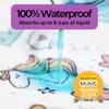 Hygge Sheets Potty Training Pee Pads for Kids, Toddlers - 100% Waterproof, Non Slip Bed Wetting Pad for Twin Beds - Washable, Reusable Mattress & Sheet Protector - Unicorn view 2