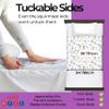 Hygge Sheets Potty Training Pee Pads for Kids, Toddlers - 100% Waterproof, Non Slip Bed Wetting Pad for Twin Beds - Washable, Reusable Mattress & Sheet Protector - Unicorn view 3