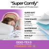Hygge Sheets Potty Training Pee Pads for Kids, Toddlers - 100% Waterproof, Non Slip Bed Wetting Pad for Twin Beds - Washable, Reusable Mattress & Sheet Protector - Unicorn view 4