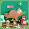 Sloth Piatas for Birthday Party Animal Piata with Stick, Blindfold, Confetti for Adults Birthday Baby Shower Party Supplies view 4
