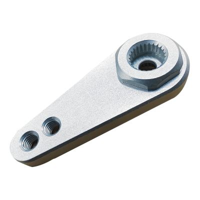 2 in 1 High Hardness 7075 Metal 25T Steering Servo Horn M3 Threads Steering Arm for Standard & High Torque Servo Motors